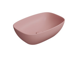 GSI NUBES keramické umývadlo na dosku 50x35cm, blush mat 978424