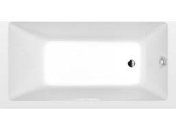 Polysan NOEMI obdĺžniková vaňa 160x80x39cm, biela 71722