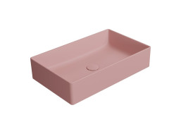 GSI KUBE X keramické umývadlo na dosku, 60x37cm, blush mat 945324