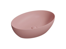 GSI PURA keramické umývadlo na dosku, 60x42cm, blush mat 884224