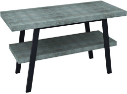 Sapho TWIGA umývadlový stolík 110x72x50 cm, čierna mat/aquamarine VC453-110-6