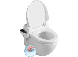 Sapho BRILLA závesné WC s elektronickým bidetom BLOOMING NB-R770D-1