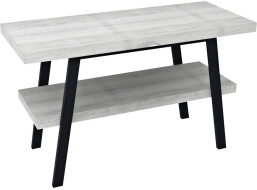 Sapho TWIGA umývadlový stolík 110x72x50 cm, čierna mat/dub starobiely VC453-110-5