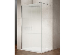 Gelco VARIO CHROME jednodielna sprchová zástena na inštaláciu k stene, sklo nordic, 1000 mm GX1510-05
