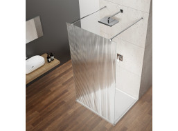 Gelco VARIO CHROME jednodielna sprchová zástena do priestoru, sklo nordic, 900 mm GX1590-01