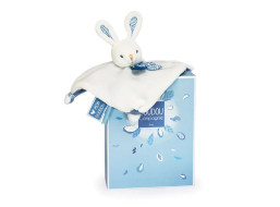 Doudou Plyšová mini hračka muchláčik 20 cm zajačik