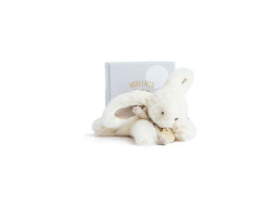 Doudou Darčeková sada - Plyšový zajačik béžový 16 cm