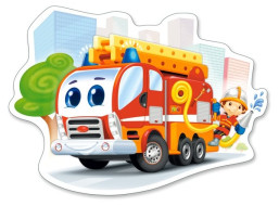 CASTORLAND Puzzle Požiarna striekačka MAXI 12 dielikov