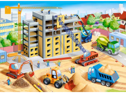 CASTORLAND Puzzle Veľké stavenisko 70 dielikov