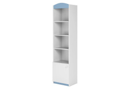 Regál BABY DREAMS 46 cm - biely/modrý