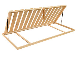 Drevený latkový rošt AHORN - Latt Lux 14 Kombi 200x120 cm s bočným výklopom