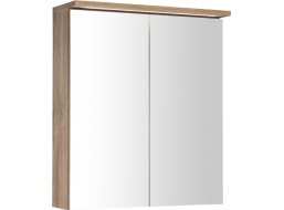 Aqualine KAWA STRIP galerka s LED osvetlením 60x70x22cm, dub emporio WGL36S