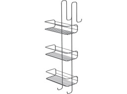 Gedy CHROM LINE polica do sprchy závesná, 240x680x220mm, chróm 2486
