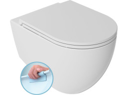 Isvea INFINITY závesná WC misa, Rimless, 36, 5x53cm, biela 10NF02004