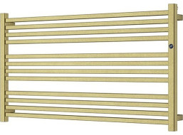 Kúpeľňový radiátor STICK LEVEL - zlatý