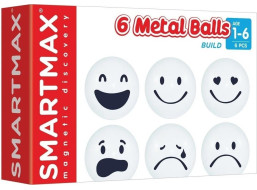 SMARTMAX Magnetická stavebnica Metal Balls Build 6 dielikov