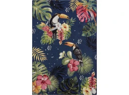 Kusový koberec Flair 105609 Tropical Dream Blue Multicolored – na von aj na doma