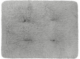 Pelech pre psov SHAGGY II - imitácia kožušiny - 100x70 cm - šedý