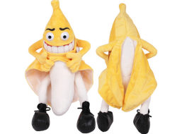 Plyšová hračka ANGRY BANANA - žltý