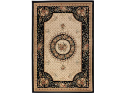 Kusový koberec Herat 105993 Black Cream