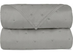 Prehoz na posteľ MEDEA Soft 200x220 cm - šedý