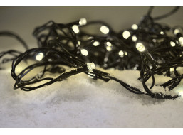 Solight LED vianočná reťaz, 3m, 20 LED, 3 x AA, teplé biele svetlo, zelený kábel