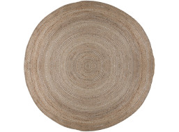 Kusový koberec Capri Jute Natural kruh