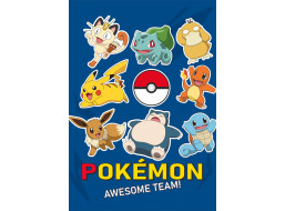 Deka POLAR 100x140 cm - Pokémon Awesome Team
