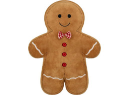 Tvarovaný vankúš VIANOČNÝ PERNÍČEK - 35x35 cm