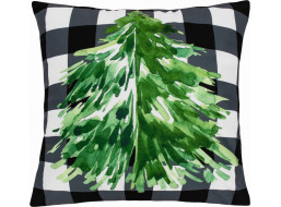 Obliečka na vankúš NORDIC Velvet 45x45 cm - Zelený strom