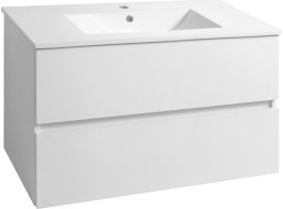 Aqualine PANEDA umývadlová skrinka 89, 5x55x45, 2cm, biela PN290