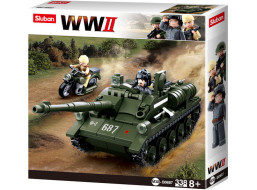 Sluban WWII M38-B0687 Sovietske samohybné delo SU-85 - Stíhač tankov