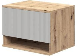 Kúpeľňová závesná skrinka pod umývadlo AVIOLA 60 cm - dub artisan/kašmír