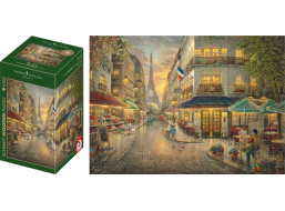 SCHMIDT Drevené puzzle Parížska kaviareň 1000 dielikov