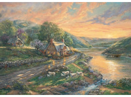 SCHMIDT Puzzle Svitanie v Emerald Valley 1000 dielikov