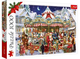 TREFL Puzzle Vianočný kolotoč 1000 dielikov