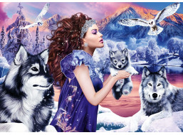 BLUEBIRD Puzzle Vlčia kráľovná 1000 dielikov