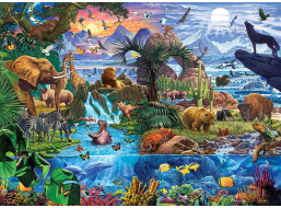 EUROGRAPHICS Puzzle Zvieratá sveta 5000 dielikov