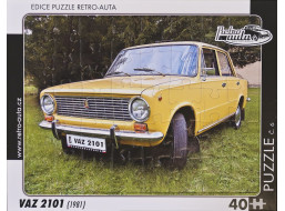 RETRO-AUTA Puzzle č.06 VAZ 2101 (1981) 40 dielikov