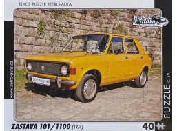 RETRO-AUTA Puzzle č.19 Zastava 101,1100 (1974) 40 dielikov