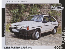 RETRO-AUTA Puzzle č.54 Lada Samara 1300 (1989) 40 dielikov