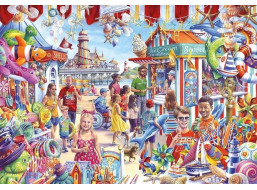 GIBSONS Puzzle Nákup suvenírov pri mori XL 250 dielikov
