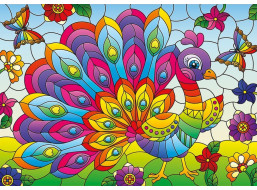 YAZZ Puzzle Páv 1000 dielikov