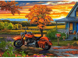 CASTORLAND Puzzle Jesenná jazda 500 dielikov