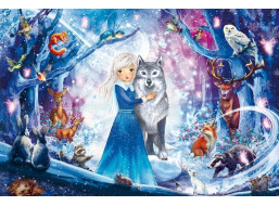 SCHMIDT Puzzle Princezná v zasneženom lese 100 dielikov