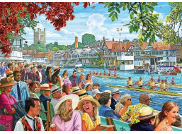 GIBSONS Puzzle Veslovanie na závode 1000 dielikov