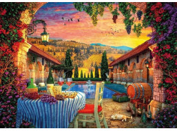 GIBSONS Puzzle Západ slnka v Toskánsku 1000 dielikov
