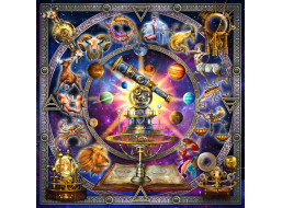 BLUEBIRD Štvorcové puzzle Súhvezdie 1000 dielikov
