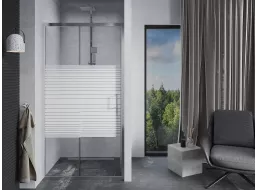 Sprchové dvere maxmax MEXEN APIA 130 cm - STRIPE, 845-130-000-01-20