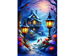ALIPSON Puzzle Čarovná zima 500 dielikov